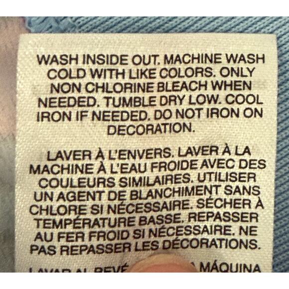 Adidas Floral Track Pant Joggers Blue Clear Sky Girls XL (16) Retro Athletic - Picture 10 of 11